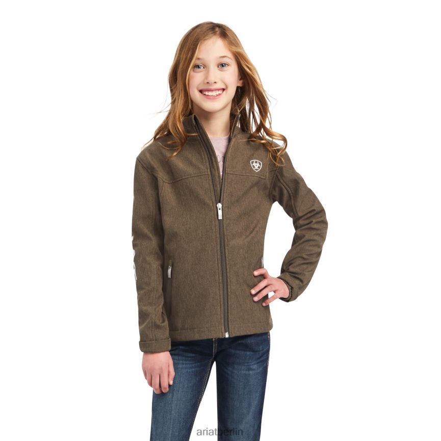 Ariat neue Team-Softshelljacke Kinder P4JJPR4127 Banyanrindenheide Kleidung
