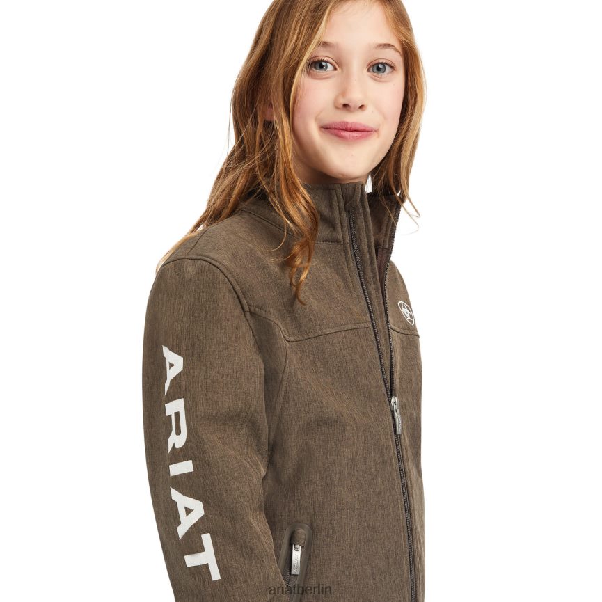 Ariat neue Team-Softshelljacke Kinder P4JJPR4127 Banyanrindenheide Kleidung