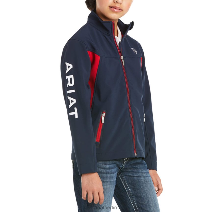 Ariat neue Team-Softshelljacke Kinder P4JJPR4133 Marine Kleidung