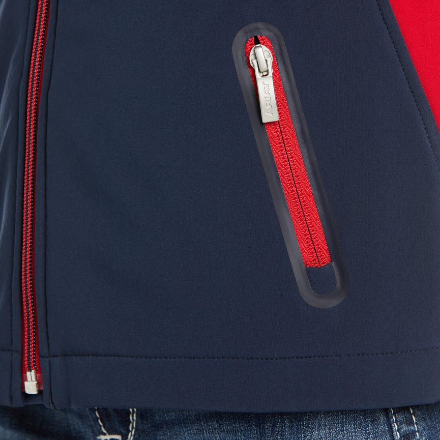 Ariat neue Team-Softshelljacke Kinder P4JJPR4133 Marine Kleidung