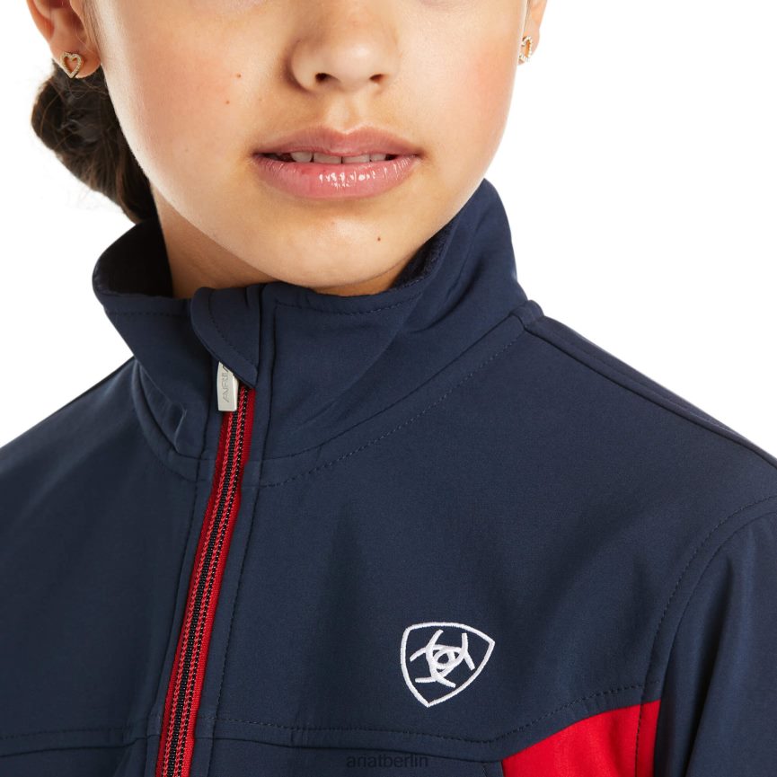 Ariat neue Team-Softshelljacke Kinder P4JJPR4133 Marine Kleidung