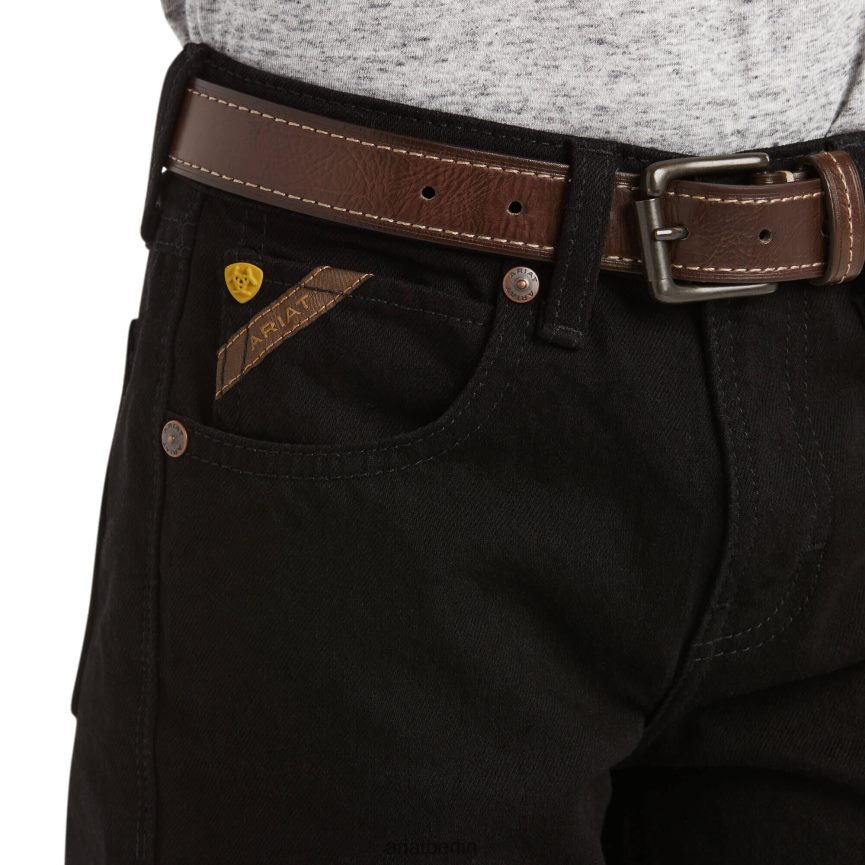 Ariat B5 Slim Stretch Legacy Straight Jeans Kinder P4JJPR3979 Schwarz Kleidung