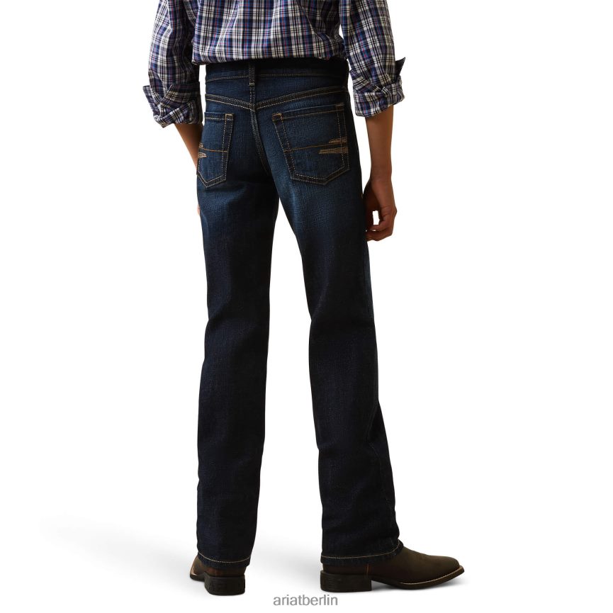 Ariat B5 Slim Trevor Straight Jeans Kinder P4JJPR3985 Mineralblau Kleidung