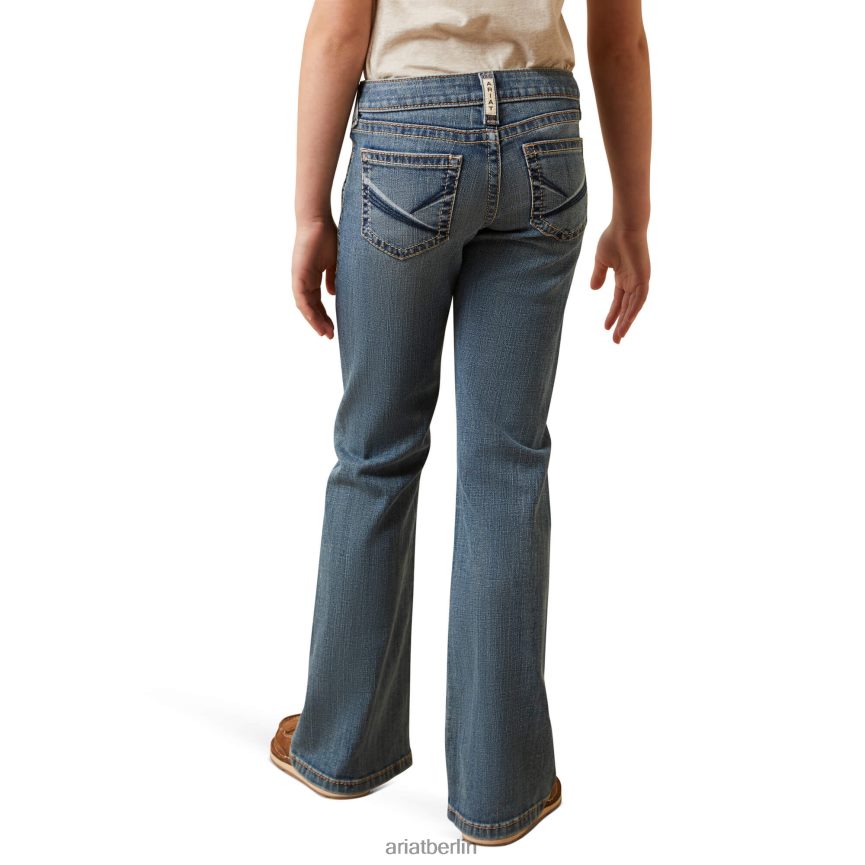 Ariat real. Leila Bootcut-Jeans Kinder P4JJPR3977 eleanor Kleidung
