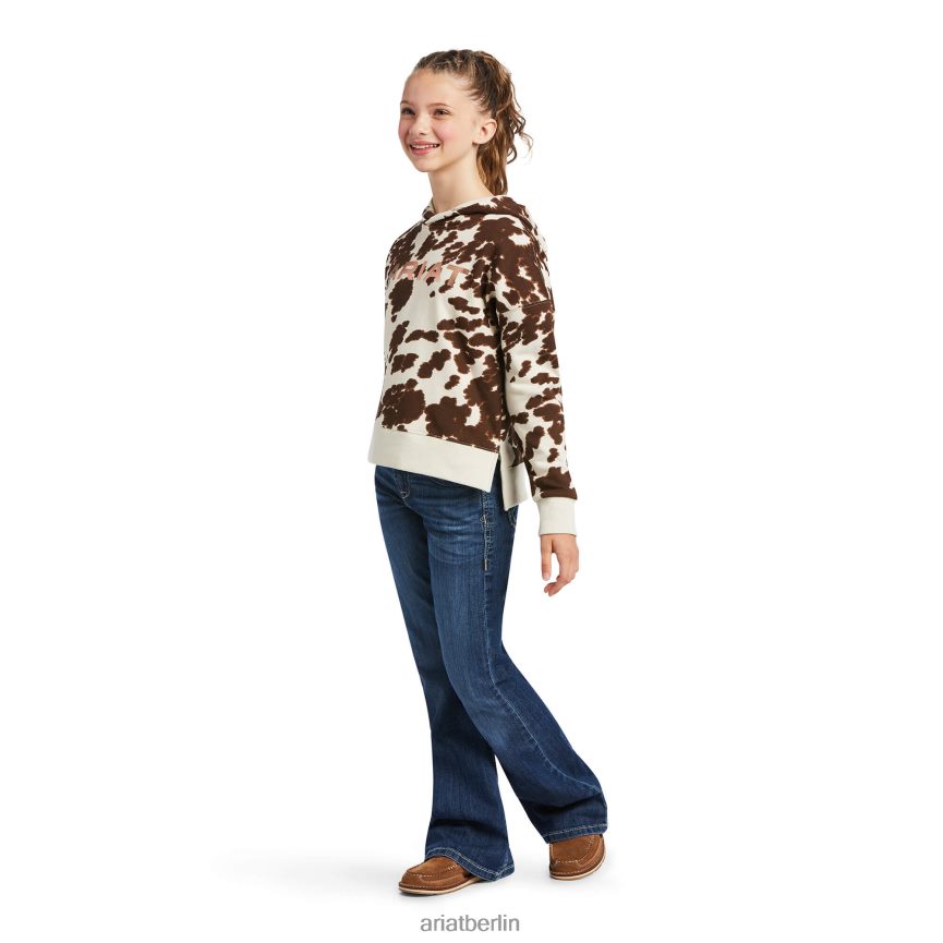 Ariat Kapuzenpullover mit echtem Pony Kinder P4JJPR4111 Mustang Kleidung