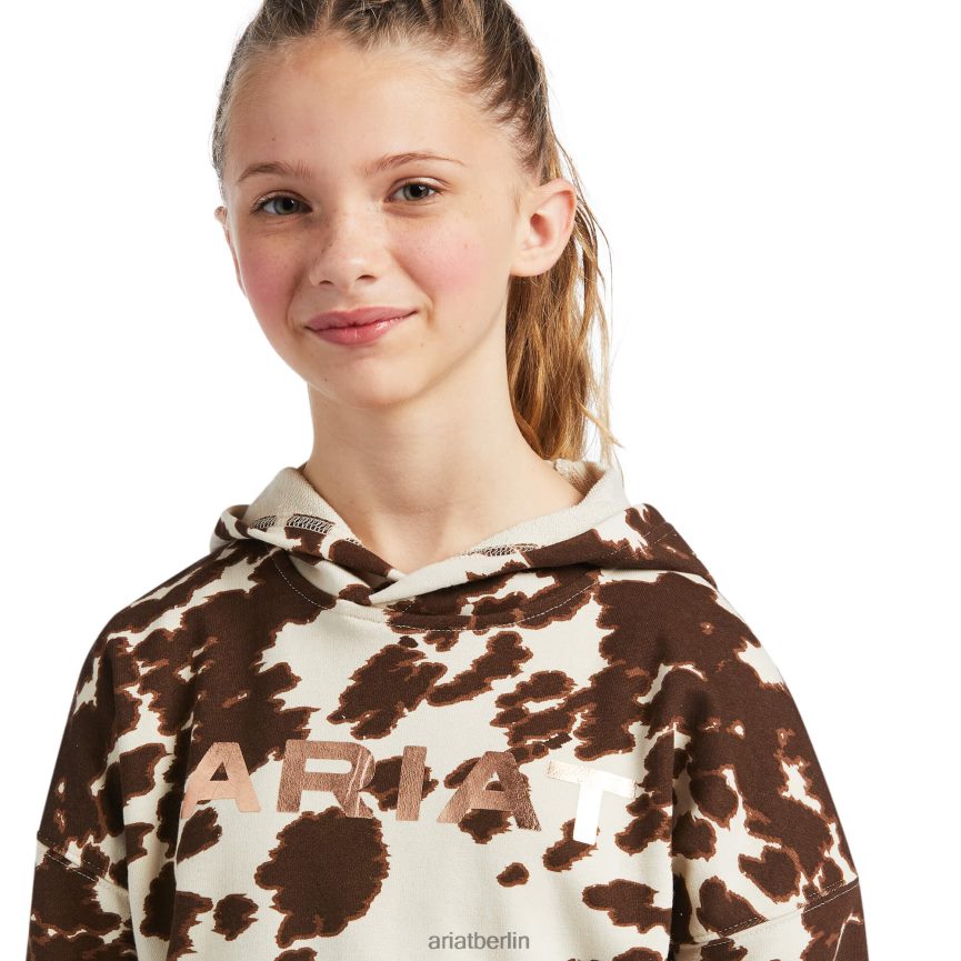 Ariat Kapuzenpullover mit echtem Pony Kinder P4JJPR4111 Mustang Kleidung