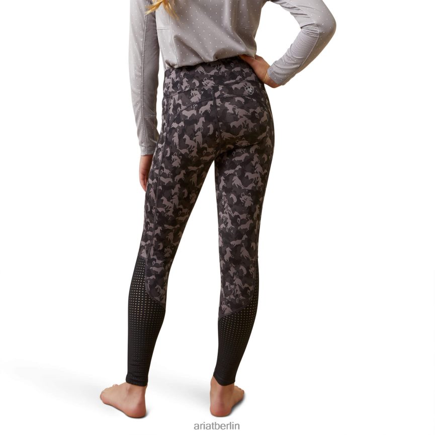 Ariat EOS Knieflicken eng Kinder P4JJPR4151 Periskop-Tarnpferd Kleidung