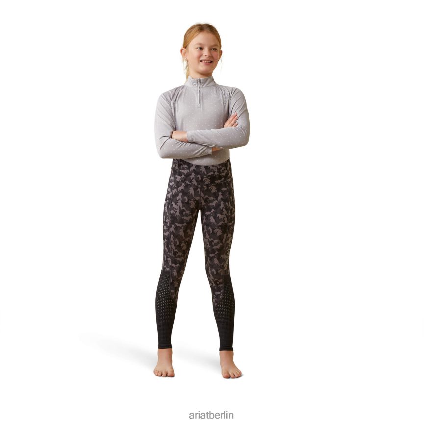 Ariat EOS Knieflicken eng Kinder P4JJPR4151 Periskop-Tarnpferd Kleidung