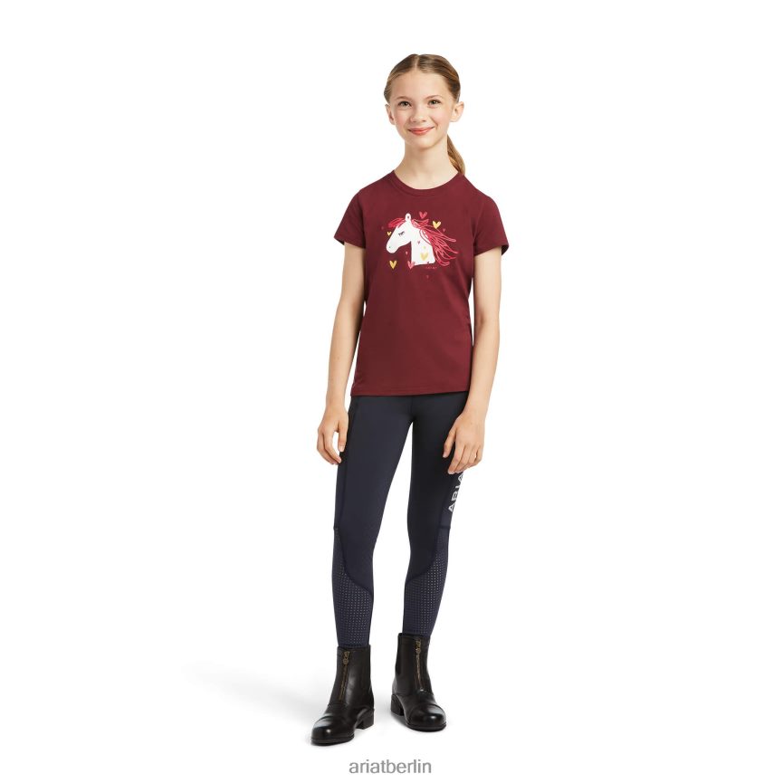 Ariat mein Liebes-T-Shirt Kinder P4JJPR4021 Zinfandel Kleidung
