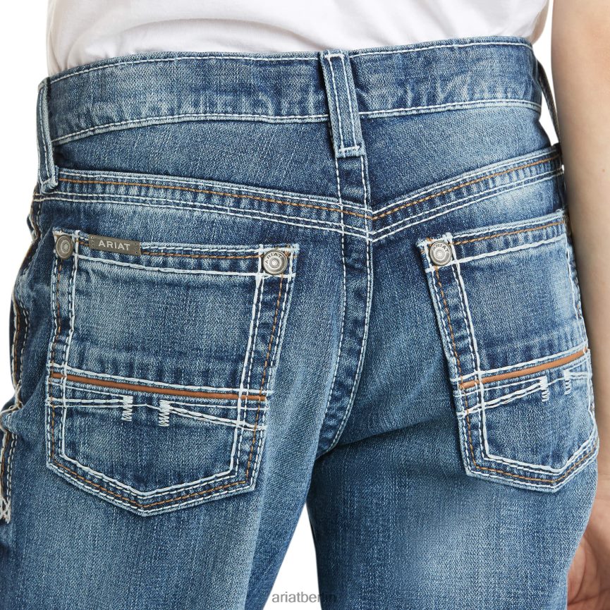 Ariat B4 entspannte Coltrane-Boot-Cut-Jeans Kinder P4JJPR3969 Durango Sammlungen