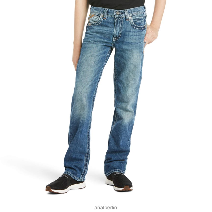Ariat B5 Slim Charger stapelbare Jeans mit geradem Bein Kinder P4JJPR3983 Dakota Sammlungen