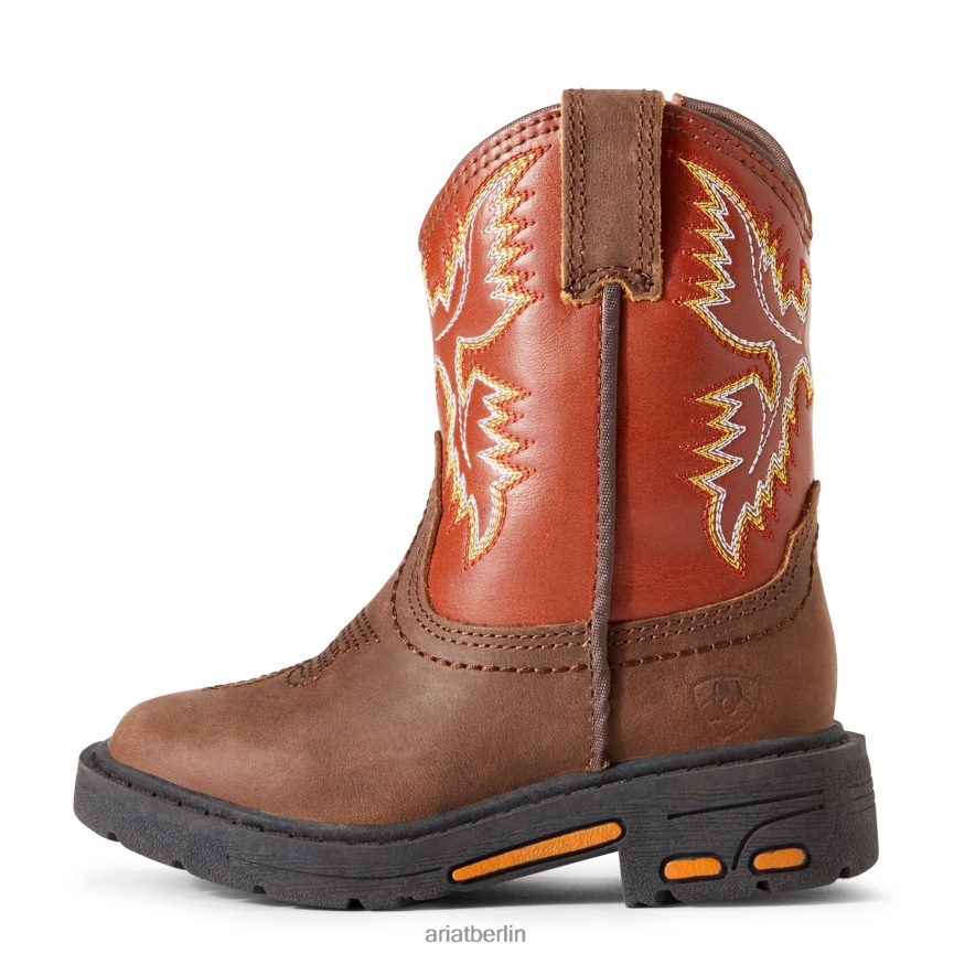 Ariat Lil' Stompers Chandler Arbeitsschwein Kinder P4JJPR3936 braun Sammlungen