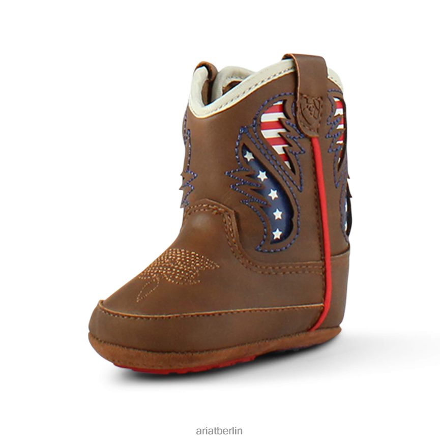 Ariat Lil Stompers George Boot Kinder P4JJPR3852 braun Sammlungen