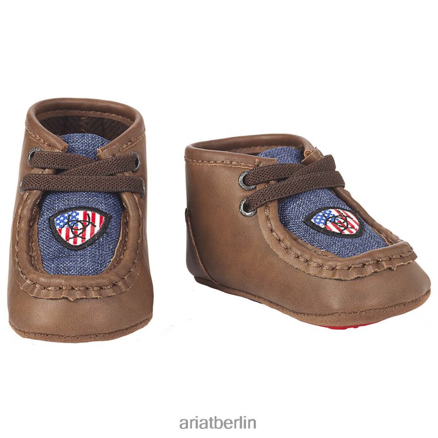 Ariat Lil Stompers USA Spitfire Kinder P4JJPR3919 braun Sammlungen