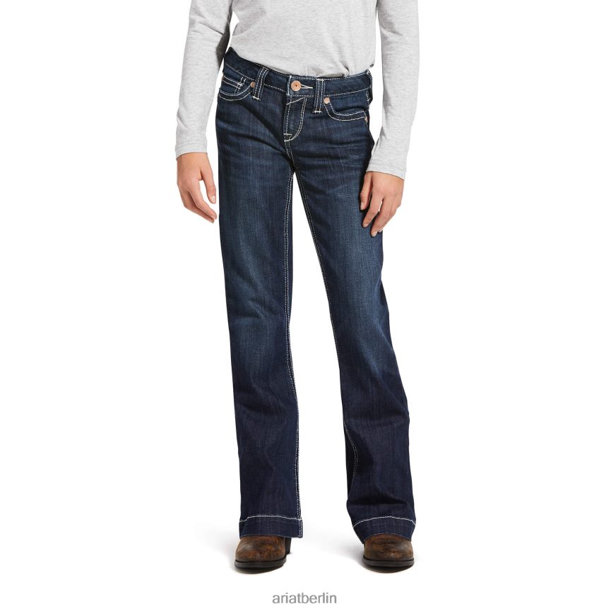 Ariat Hose mit mittlerer Leibhöhe, Stretch-Jeans von Ella mit weitem Bein Kinder P4JJPR3987 Naomi Sammlungen