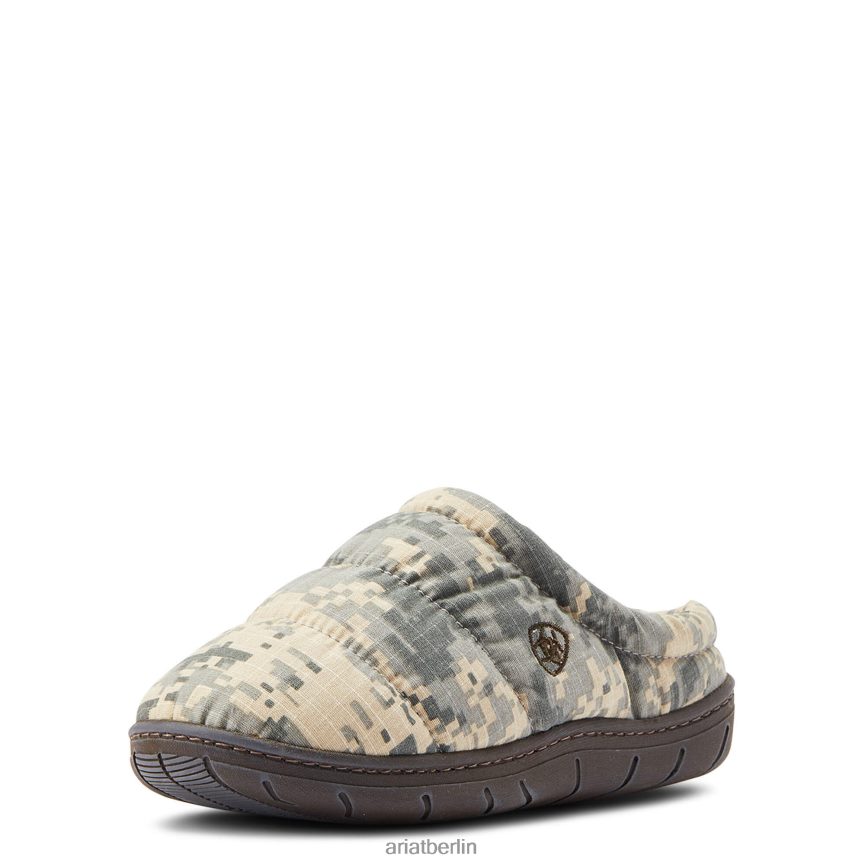 Ariat Crius Clog-Slipper Kinder P4JJPR3965 Salbei-Digi-Camouflage Schuhwerk
