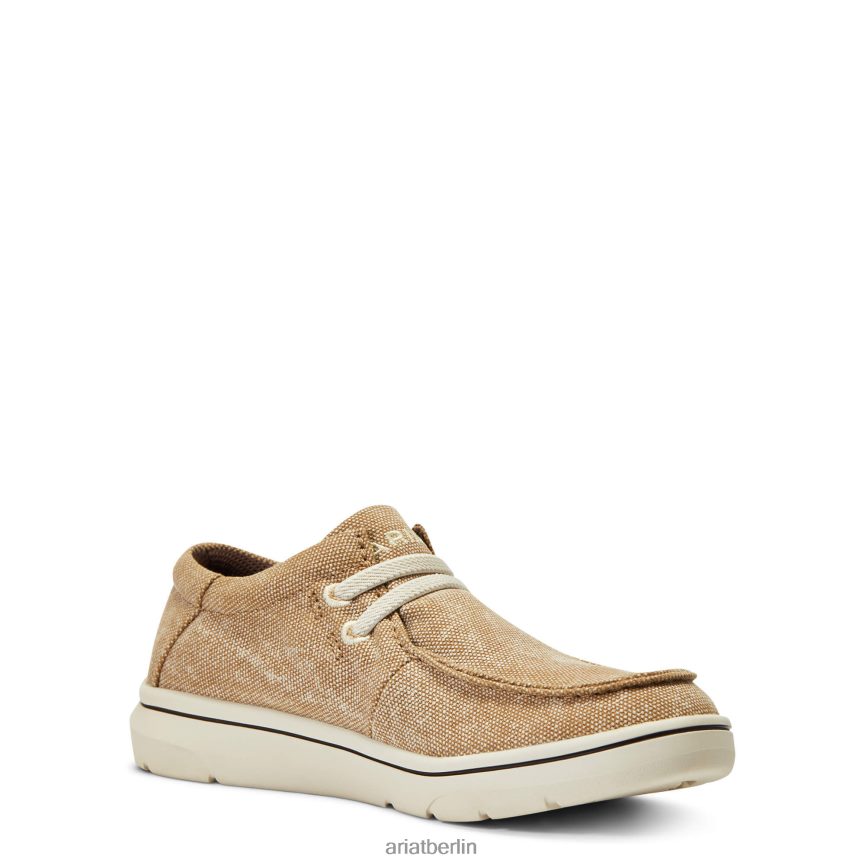 Ariat Hilo 3 Kinder P4JJPR3959 gewaschenes hellbraunes Canvas Schuhwerk