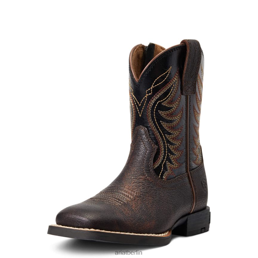 Ariat Amos Westernstiefel Kinder P4JJPR3885 handgebeizt rot - braun Schuhwerk