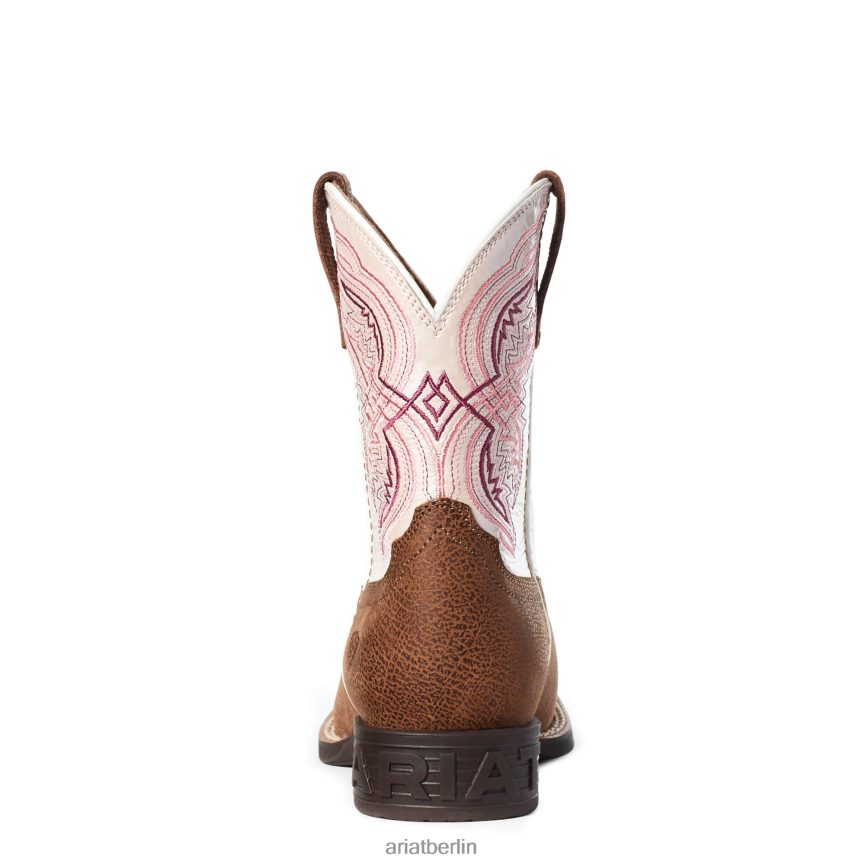 Ariat Double-Kicker-Westernstiefel Kinder P4JJPR3850 Adobe Tan Schuhwerk