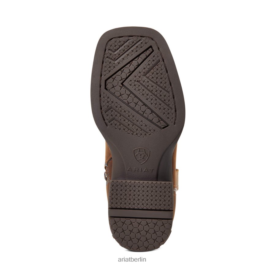 Ariat Double-Kicker-Westernstiefel Kinder P4JJPR3873 Distressed-Braun Schuhwerk