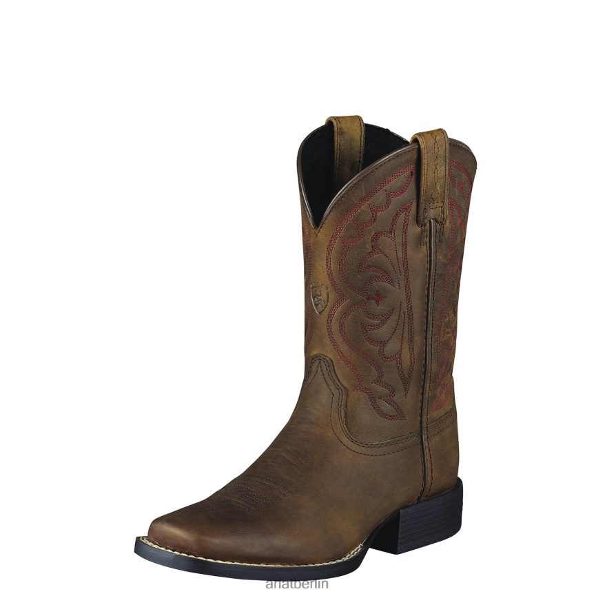 Ariat Express-Westernstiefel Kinder P4JJPR3864 Distressed-Braun Schuhwerk