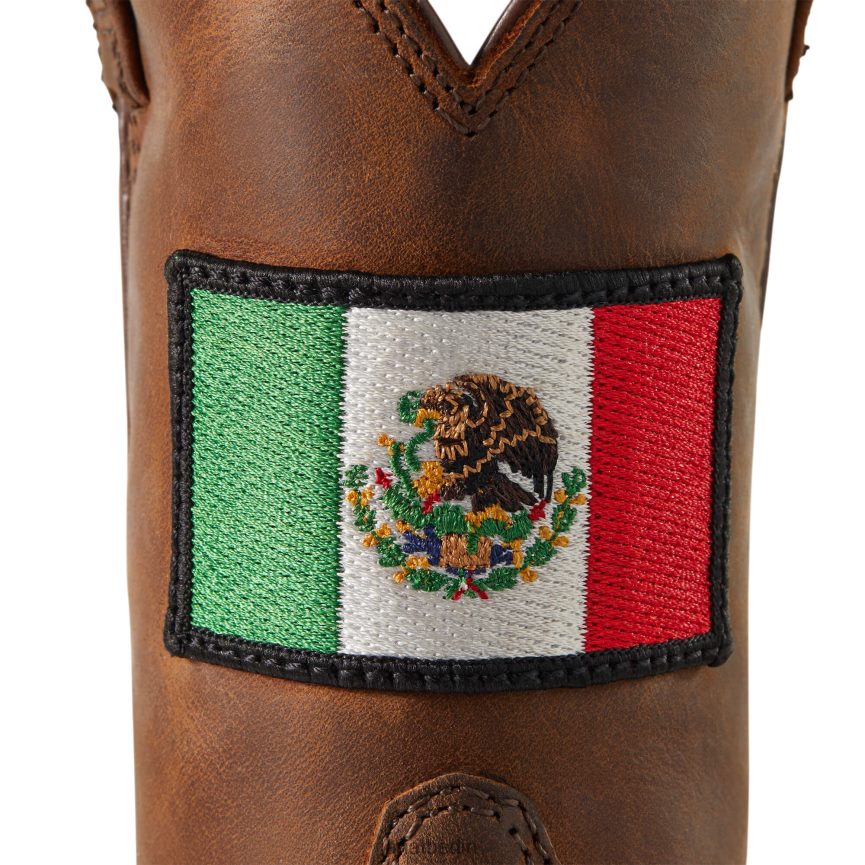 Ariat Orgullo Mexicano II Westernstiefel Kinder P4JJPR3848 Distressed-Braun Schuhwerk