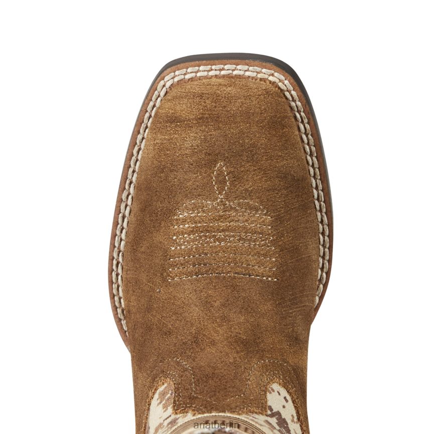 Ariat Patriot-Westernstiefel Kinder P4JJPR3828 antiker Mokka-/Sand-Camouflage-Druck Schuhwerk