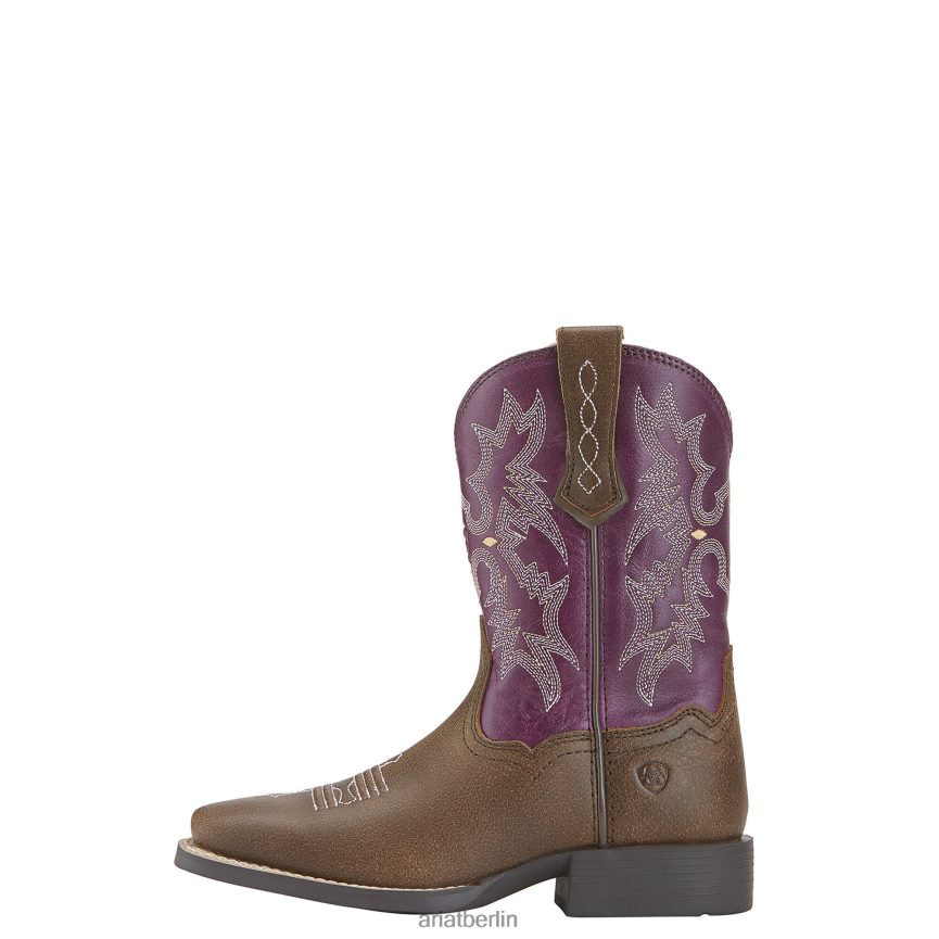 Ariat Tombstone Westernstiefel Kinder P4JJPR3846 Vintage-Bomber Schuhwerk