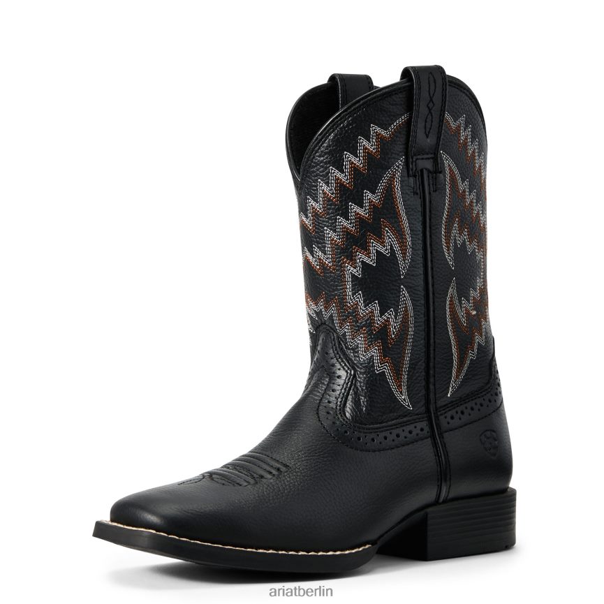 Ariat Tycoon-Westernstiefel Kinder P4JJPR3845 Bär schwarz Schuhwerk