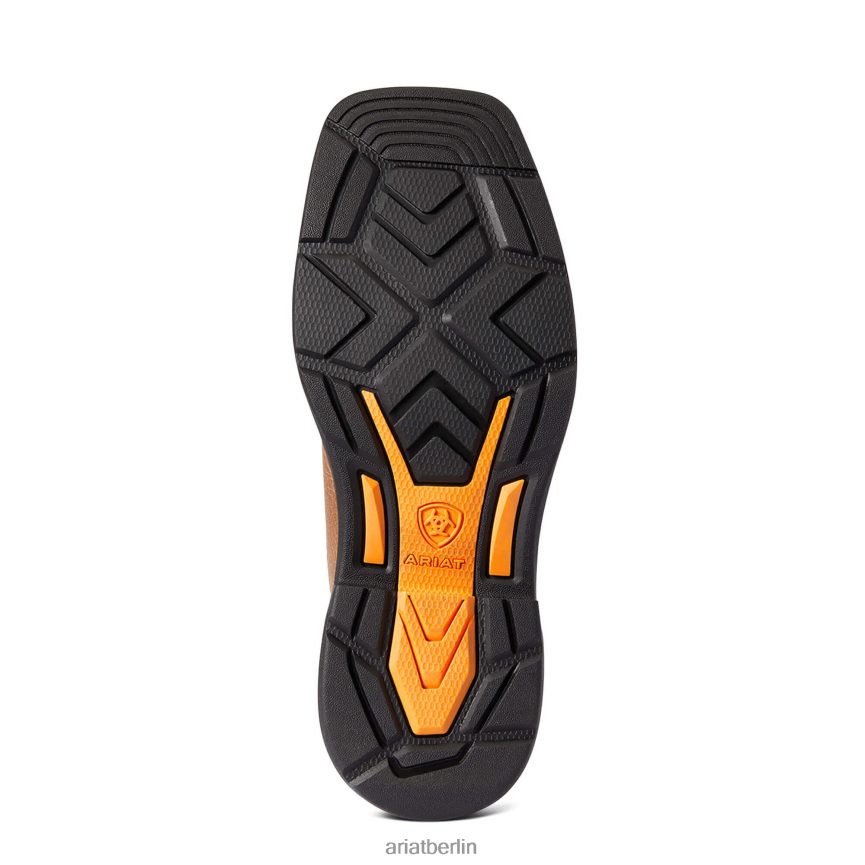Ariat Workhog xt breiter Stiefel mit quadratischer Zehenpartie Kinder P4JJPR3935 getrommelte Rinde Schuhwerk