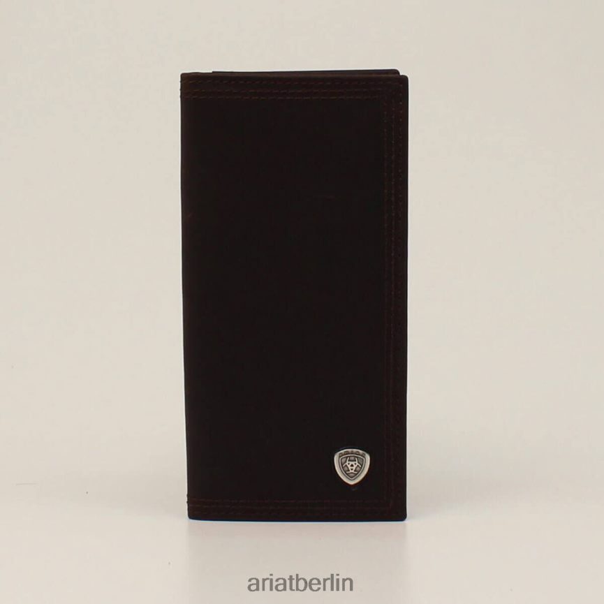 Ariat Dreifachstich-Rodeo-Geldbörse Kinder P4JJPR4182 braun Zubehör