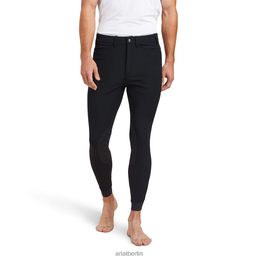 Ariat Dreifaktor-frostisolierte Kniebesatzreithose Männer P4JJPR1678 Schwarz Böden