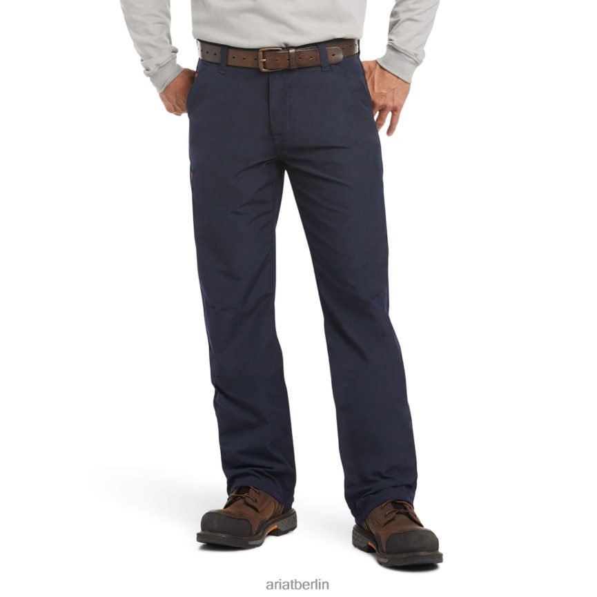 Ariat FR M4 Relaxed Duralight Ripstop Boot Cut Hose Männer P4JJPR543 Marine Böden