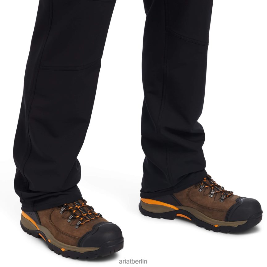 Ariat Rebar M5 gerade Durastretch Dritek Softshell gerade Hose Männer P4JJPR1762 Schwarz Böden