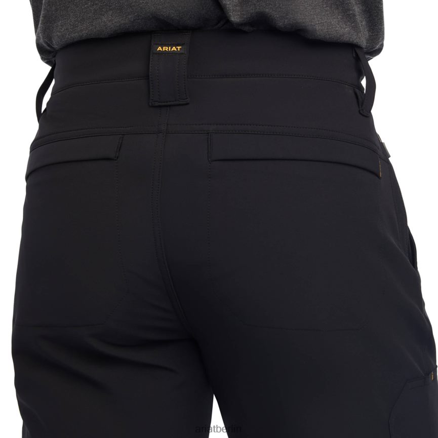 Ariat Rebar M5 gerade Durastretch Dritek Softshell gerade Hose Männer P4JJPR1762 Schwarz Böden