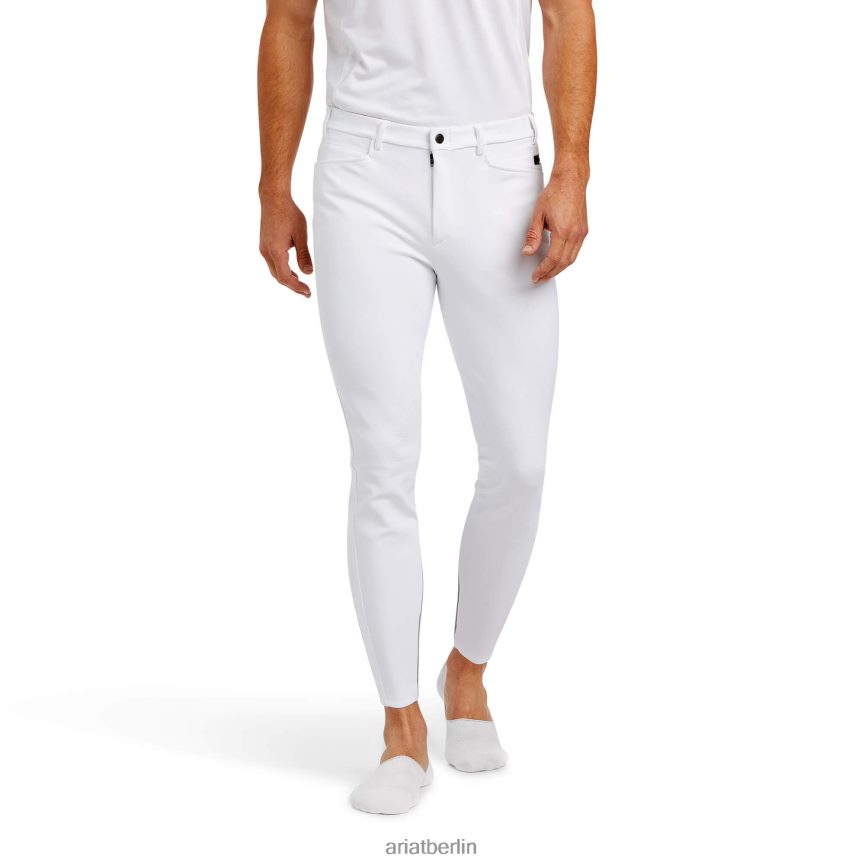 Ariat Speranza-Kniebesatz-Reiterhose Männer P4JJPR1680 Weiß Böden