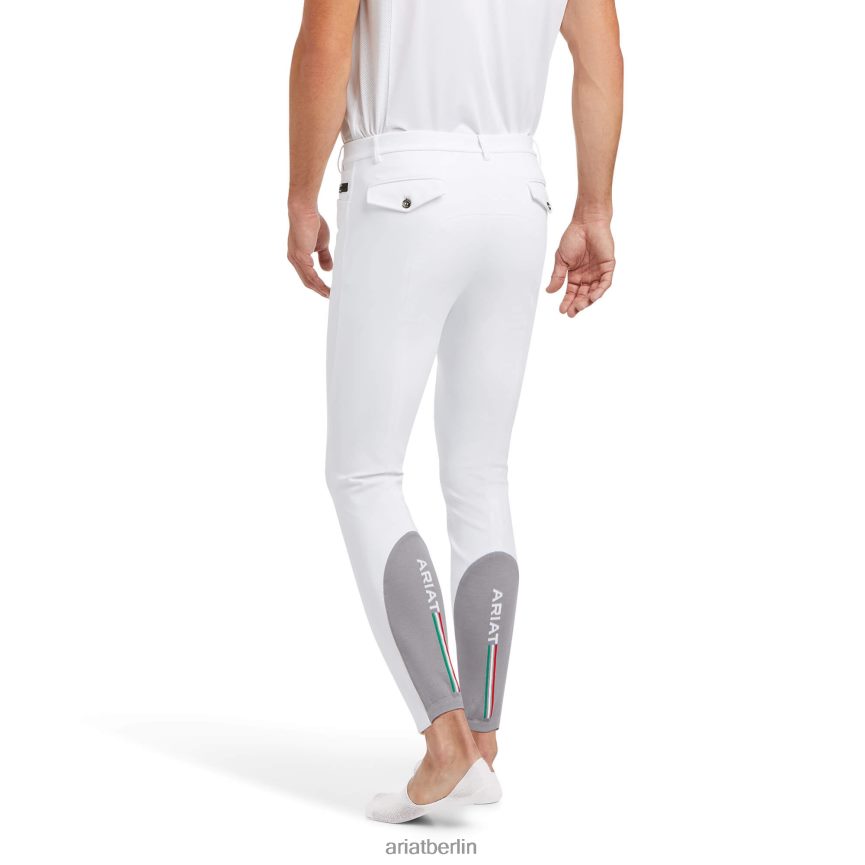 Ariat Speranza-Kniebesatz-Reiterhose Männer P4JJPR1680 Weiß Böden