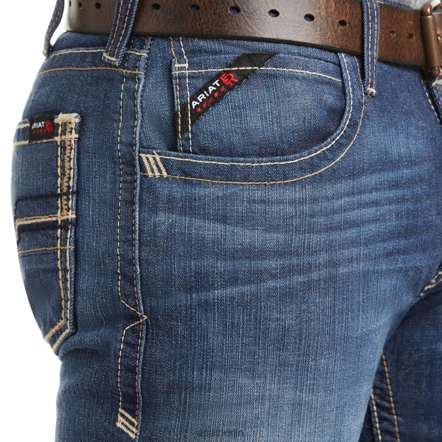 Ariat FR M5 Straight Durastretch Truckee stapelbare Jeans mit geradem Bein Männer P4JJPR1704 Ryley Böden