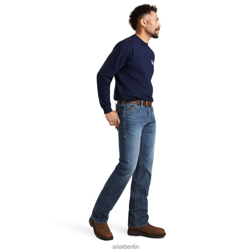 Ariat FR M7 Slim Duralight Stretch Basic Straight Jeans Männer P4JJPR1698 Shaniko Böden