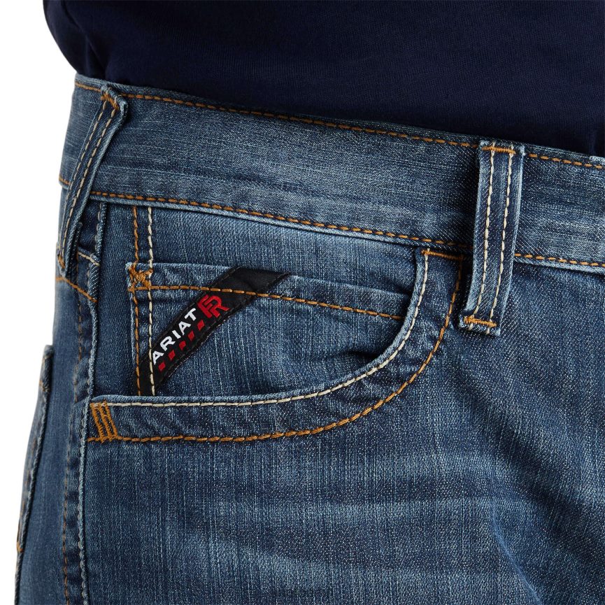 Ariat FR M7 Slim Duralight Stretch Basic Straight Jeans Männer P4JJPR1698 Shaniko Böden