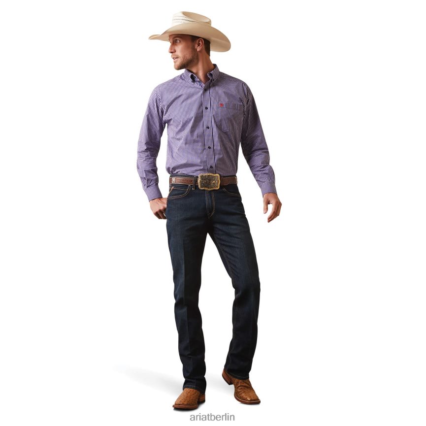 Ariat M4 Relaxed Hansen Boot Cut Jeans Männer P4JJPR504 schwarzer Stein Böden