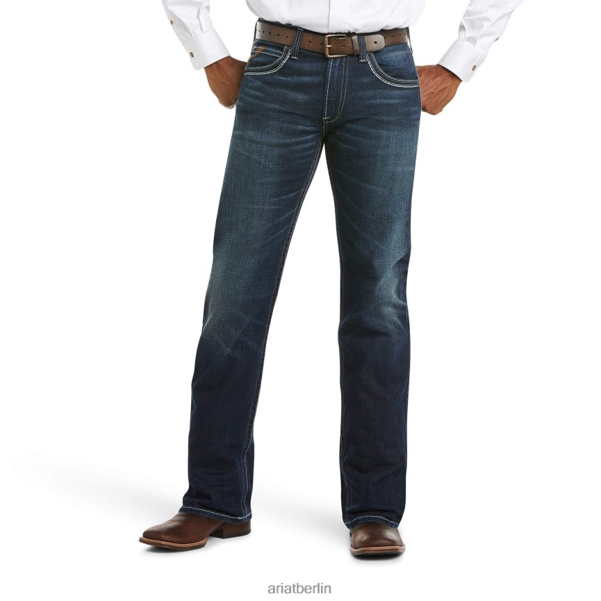 Ariat M5 Slim Stretch-Coltrane-Jeans mit geradem Bein, stapelbar Männer P4JJPR513 Nachtigall Böden