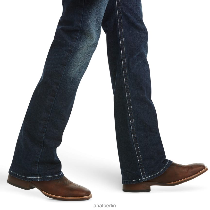 Ariat M5 Slim Stretch-Coltrane-Jeans mit geradem Bein, stapelbar Männer P4JJPR513 Nachtigall Böden
