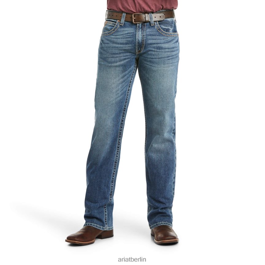 Ariat M5 Slim Stretch Stillwell stapelbare Jeans mit geradem Bein Männer P4JJPR523 Fargo Böden