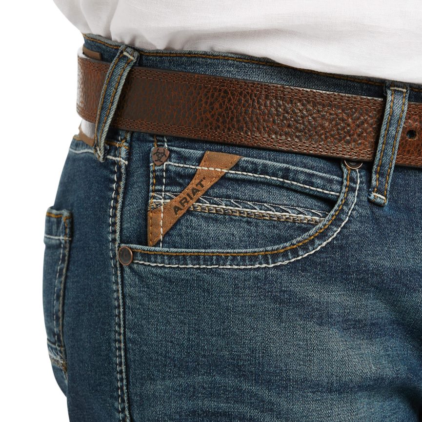 Ariat M8 moderne Tekstretch-Sebastian-Jeans mit schmalem Bein Männer P4JJPR503 Grafton Böden