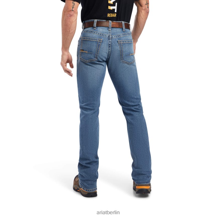 Ariat Rebar M4 Low Rise Durastretch Edge Boot Cut Jeans Männer P4JJPR516 ventura Böden