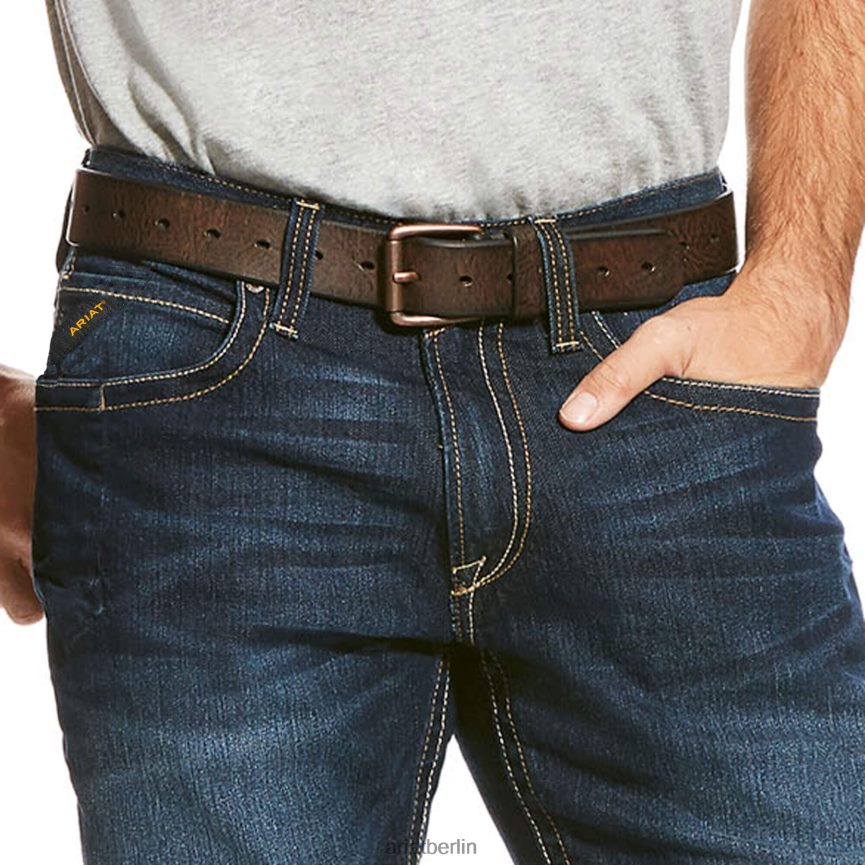 Ariat Rebar M4 Low Rise Durastretch Edge Boot Cut Jeans Männer P4JJPR517 maritim Böden