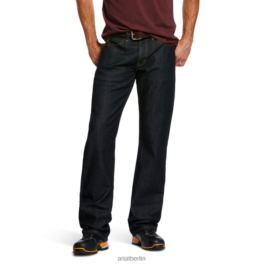 Ariat Rebar M4 Relaxed Durastretch Basic-Bootcut-Jeans mit Flanellfutter Männer P4JJPR1753 spülen Böden