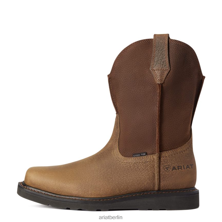 Ariat Rambler Arbeitsstiefel mit Keilabsatz und Stahlkappe Männer P4JJPR305 Erde Schuhwerk