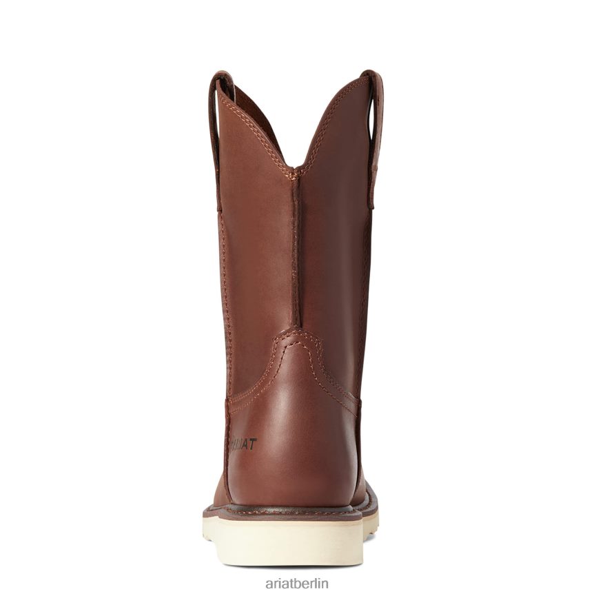 Ariat Rambler Arbeitsstiefel mit Keilabsatz und Stahlkappe Männer P4JJPR306 Vorgebirgsbraun Schuhwerk
